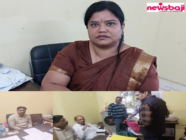 ACB ने 12000 की घूस लेते CMO और बाबू गिरफ्तार, आगे की कार्रवाई जारी।  