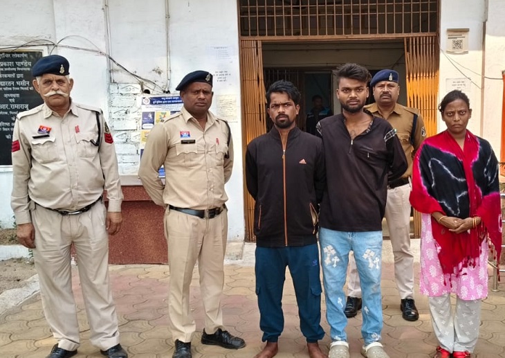 दुर्ग पुलिस ने 7 किलो गांजा के साथ तीन आरोपियों को किया गिरफ्तार