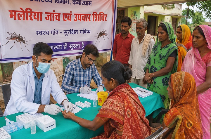  वनांचल में मलेरिया प्रकोप, 50 से ज्यादा लोग संक्रमित मिलें