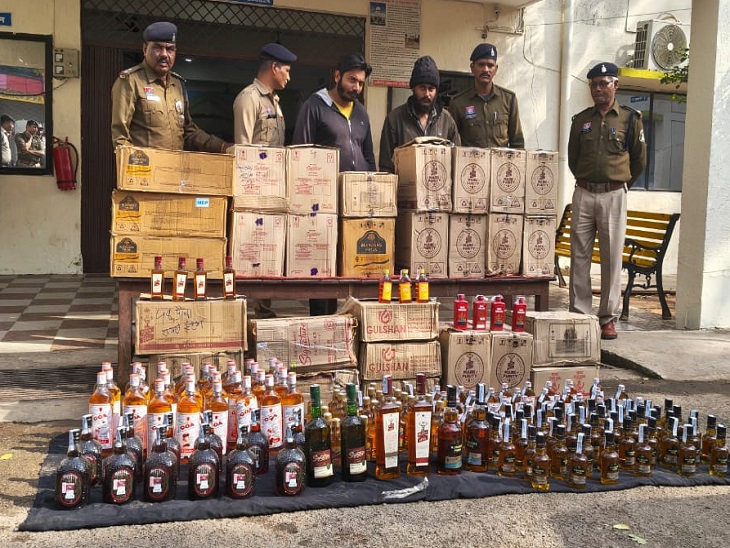 राजनांदगांव जिले में अंग्रेजी शराब तस्करी का बड़ा खुलासा पुलिस ने किया। 