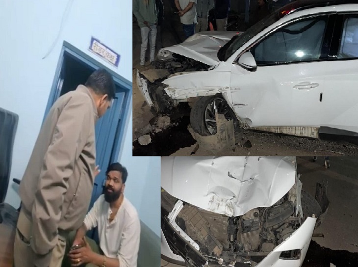 BJP विधायक के बेटे में बाइक सवार युवक को मारी जोरदार टक्कर, हालत गंभीर, इलाज जारी