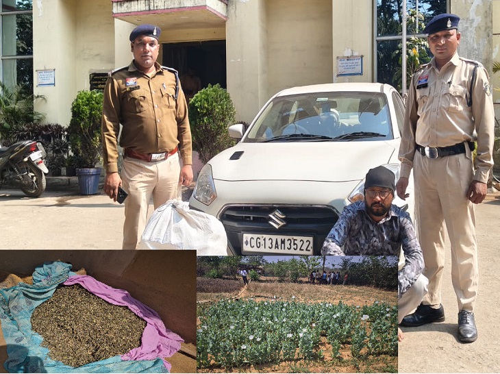 ऑपरेशन आघात के तहत रायगढ़ पुलिस की बड़ी कार्रवाई, करोड़ों के नशीले पदार्थ जब्त
