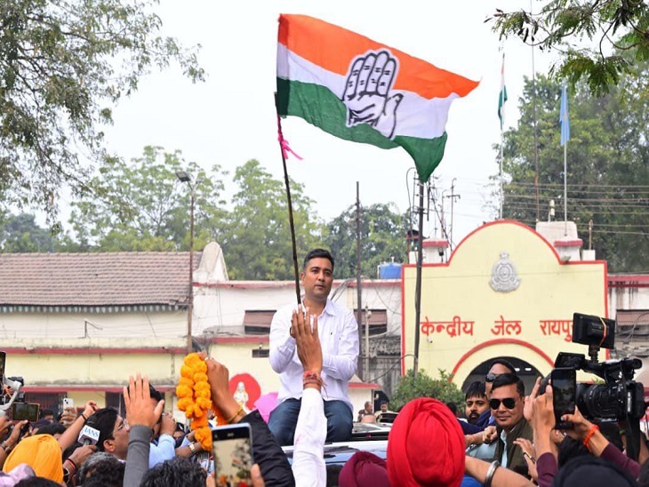 केन्द्रीय जेल रायपुर से चैतन्य बघेल रिहा, पिछले 170 दिनों से बंद थे। 