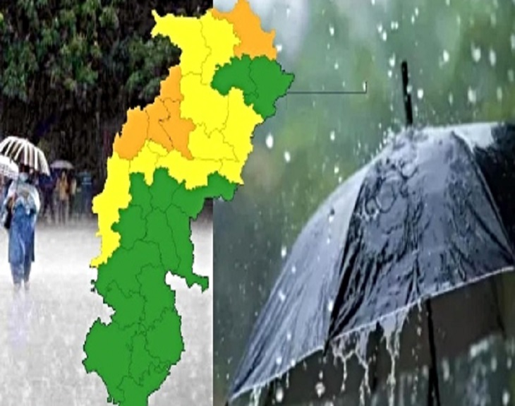 प्रदेश में मानसून सक्रिय हो गया, कई जगहों पर भारी बारिश का अलर्ट