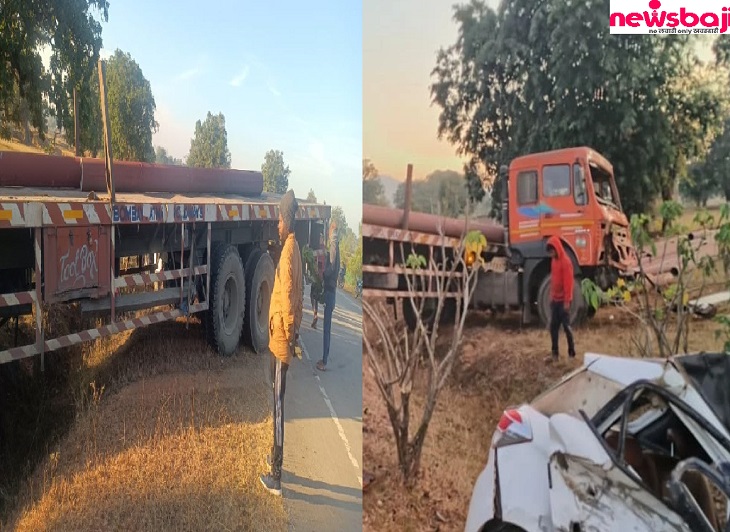 भीषण सड़ हादसे में एक ही गांव के 5 युवकों की मौत